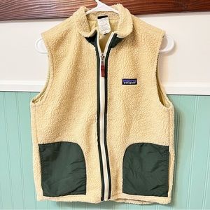 Patagonia Kids XL Sherpa Windproof Lined Vest